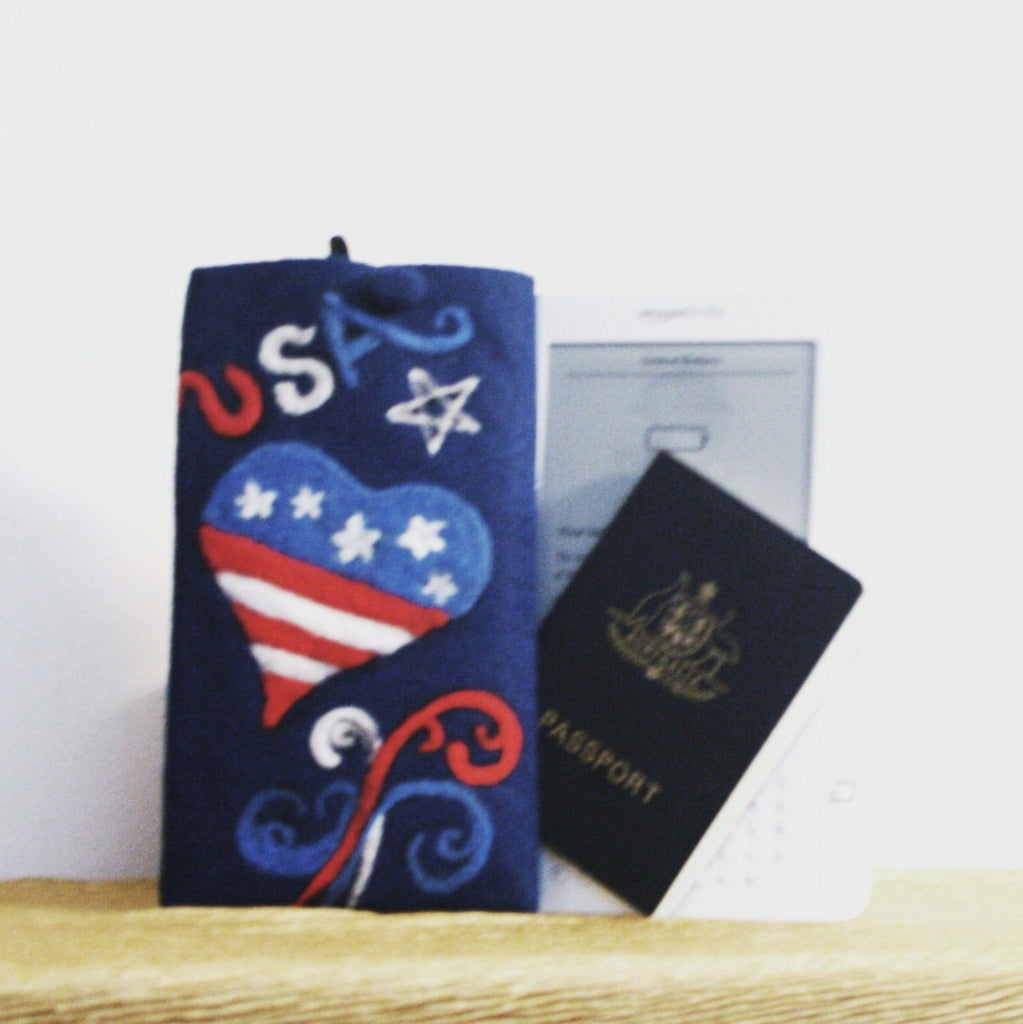 American,Multi-Use Pouch, Electronic or Documents.