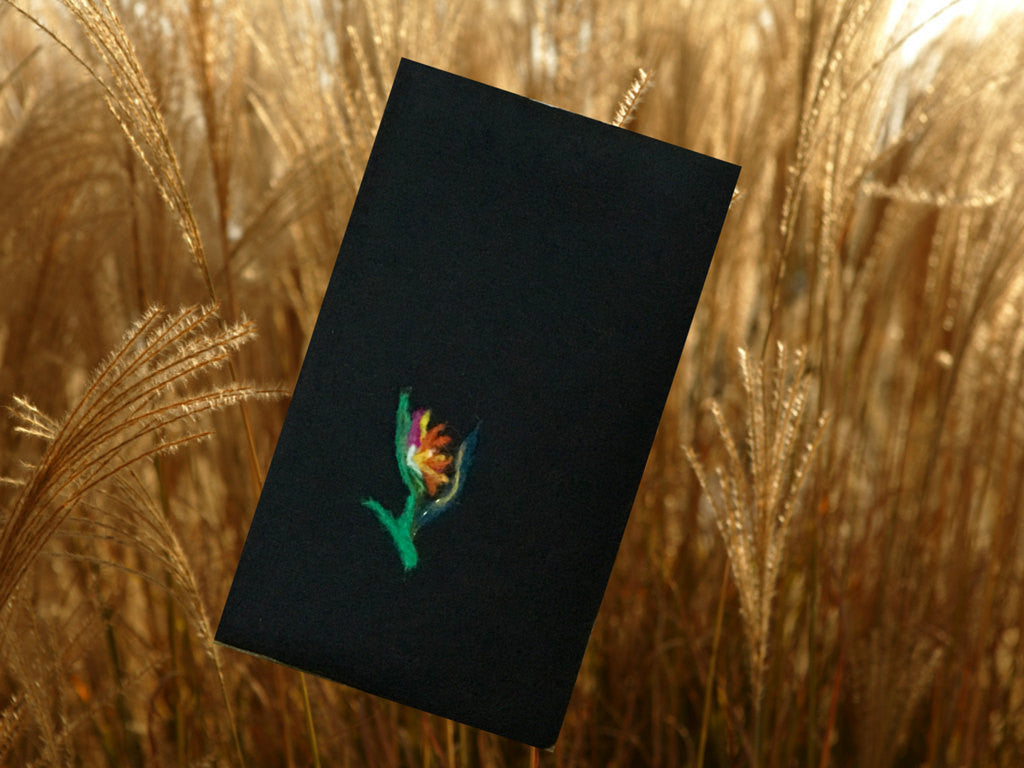 Black Wool I Phone Case,  Padded for your Handbag!