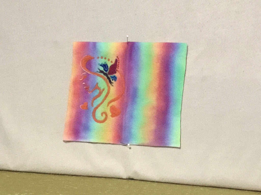 CUSTOM I Phone Case, Rainbow Wool, to your Measurements.