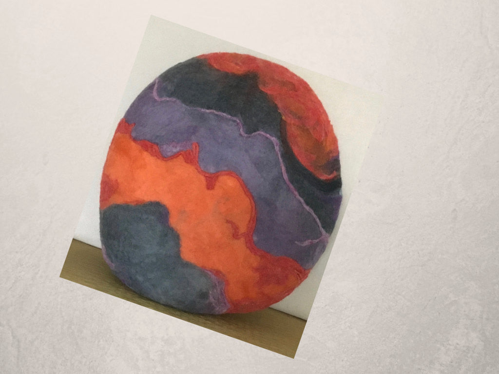 Wool Cat Cave, Rainbow Cat Bed.