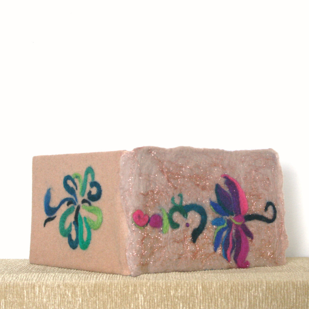 Lotus Covered  Notepad. *Fortune Spiral Pad*