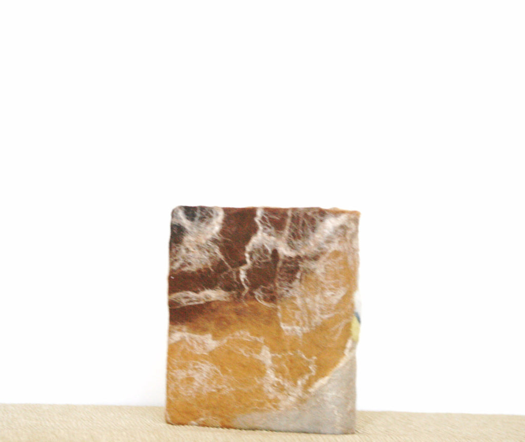 Gold Felt Covered Journal, Palmtree Diary.