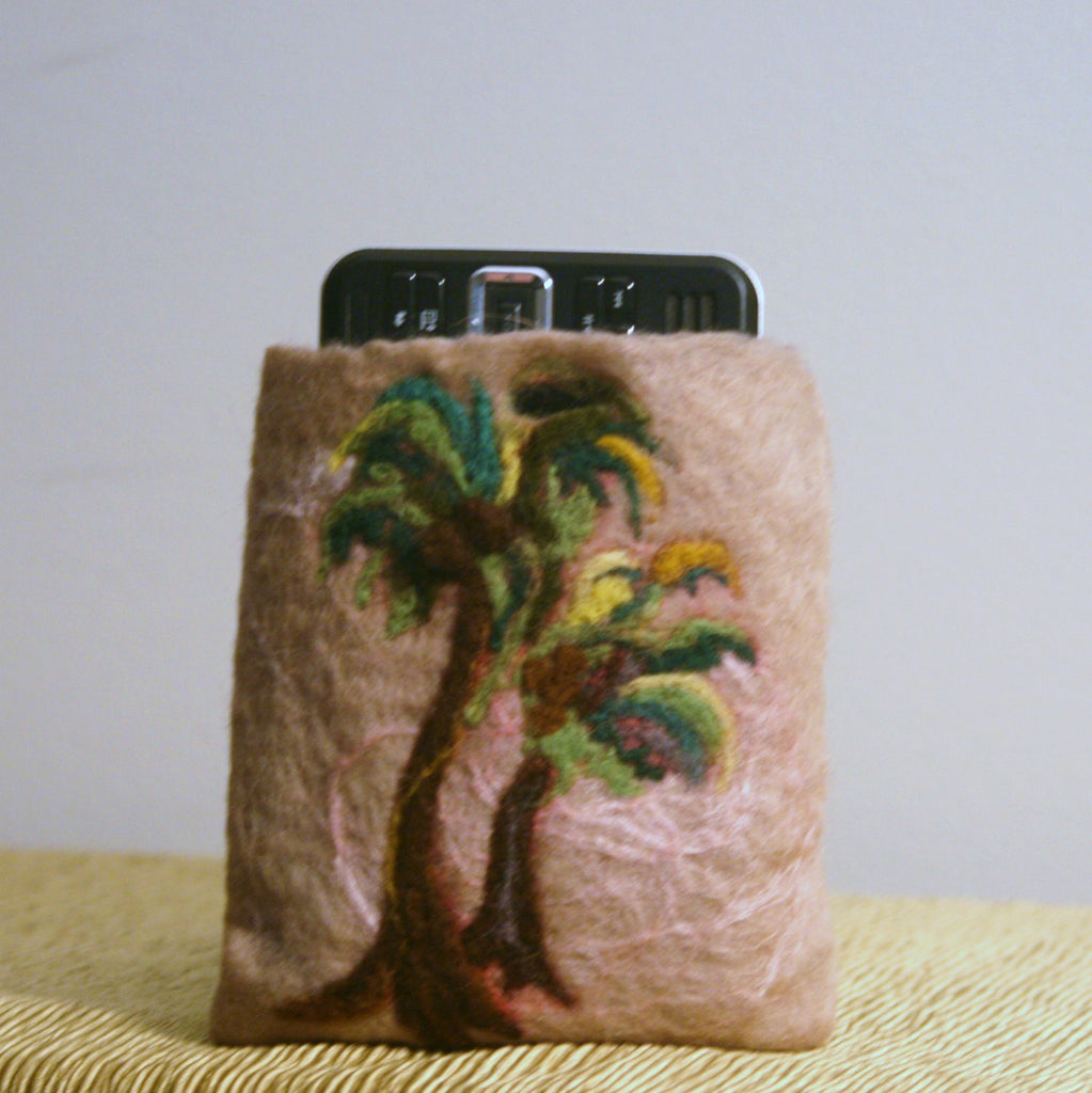 Tropical Wool Multi-Use Pouch, Camera, IPod, Phone.