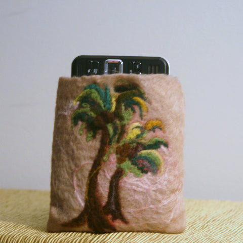 Tropical Wool Multi-Use Pouch, Camera, IPod, Phone.