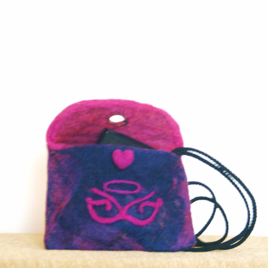 Wool Camera Pouch, Coin,Multi use pouch.