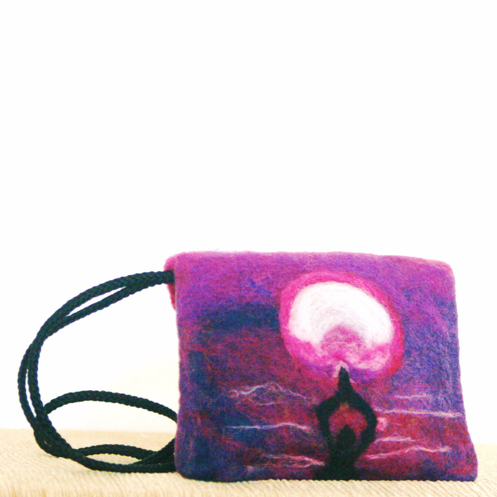 Wool Camera Pouch, Coin,Multi use pouch.