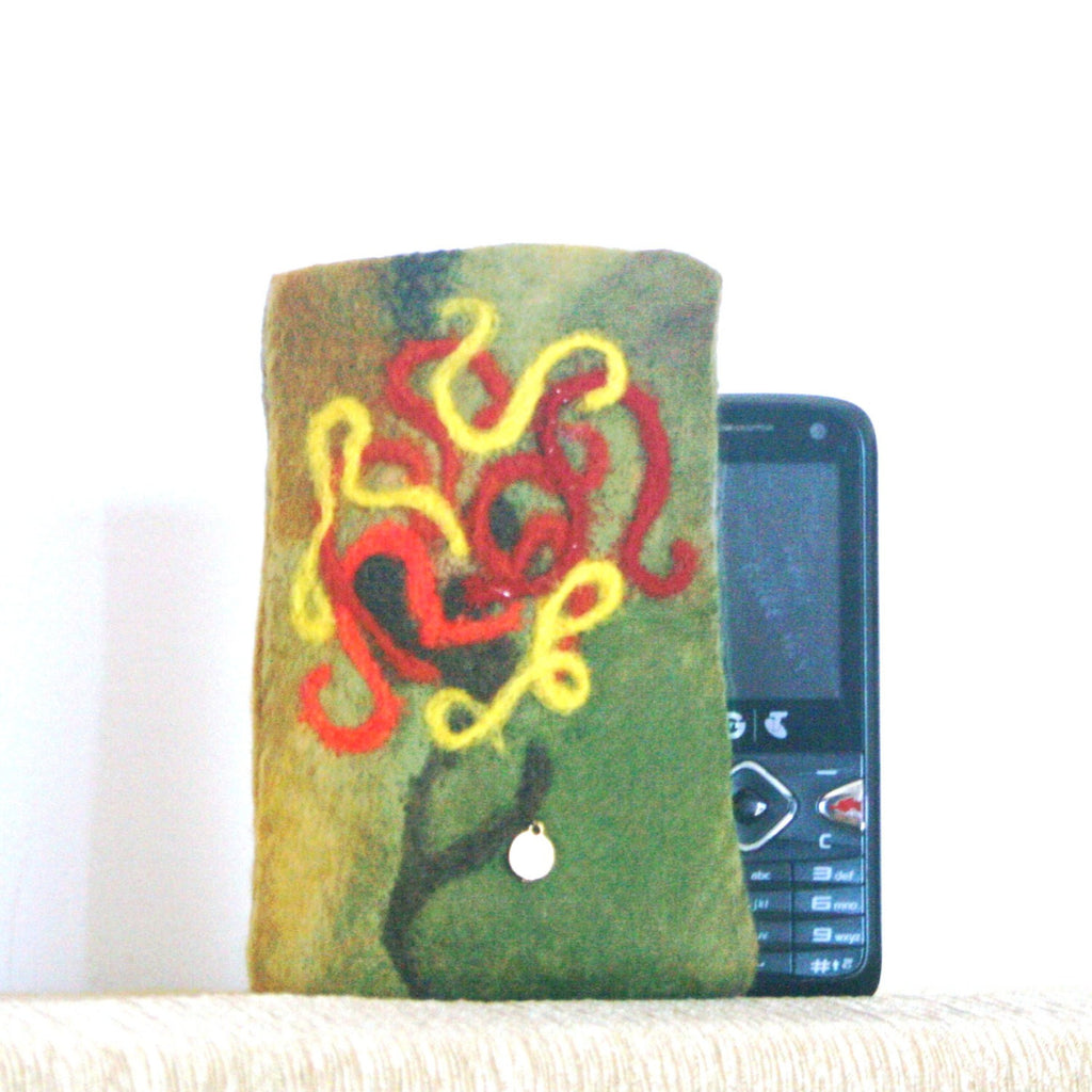 Colorful Wool, Phone Sleeve,Multi Use Sleeve.