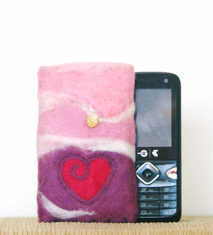 Small Wool Phone Sleeve, Fit Telstra NextG Phone.
