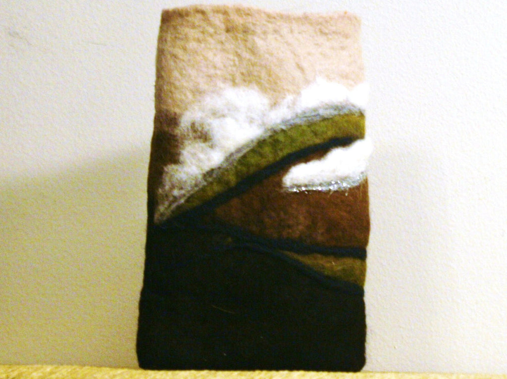 Pink Heart, Wool Multi-Use Sleeve, Electronic or Document Holder