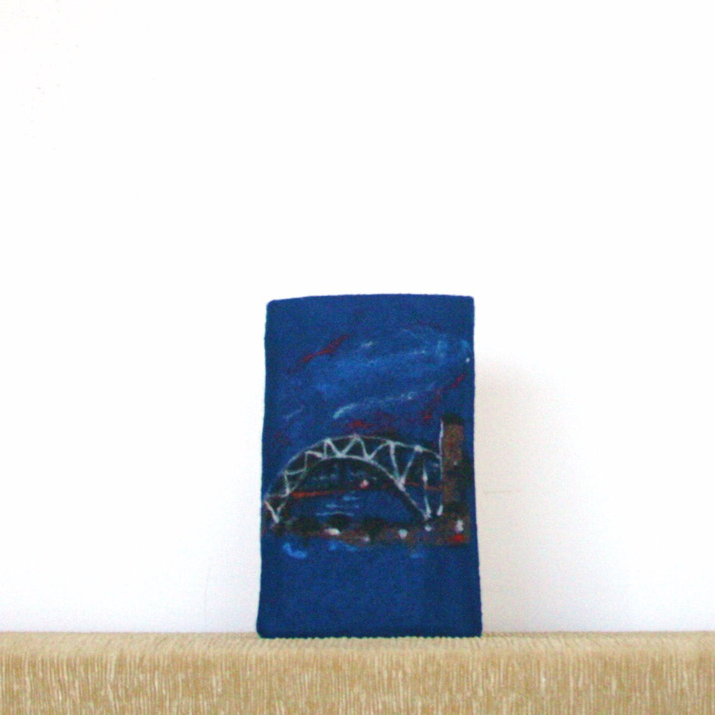 Harbour Bridge, Felt Glasses Sleeve, Blue Sydney Sunglasses Case.