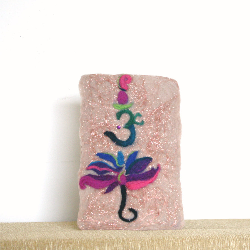 Lotus Covered  Notepad. *Fortune Spiral Pad*