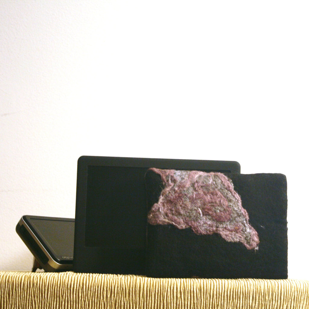 Wool Electronics Case, Readers, IPods,Cameras,Multi use pouches