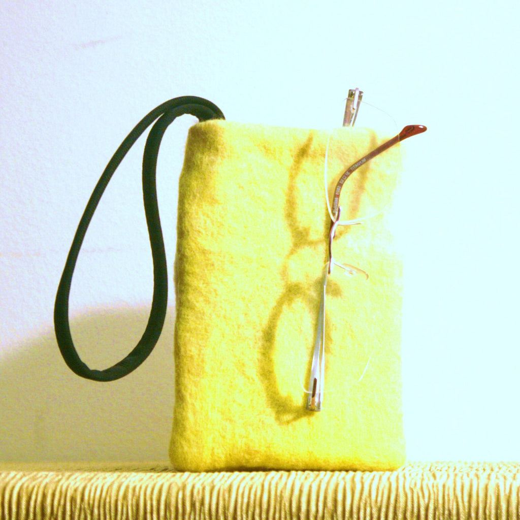 Beach Felt Wristlet Pouch,Electronic Sleeve.