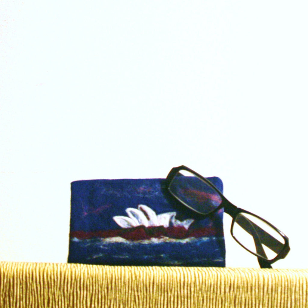 Opera House, Wool Glasses Sleeve, Sydney Sunglasses Case