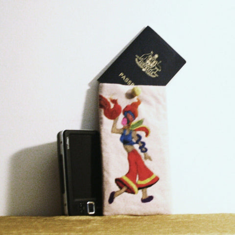 Swing Lady, Multi-Use Pouch, Electronic or Documents.