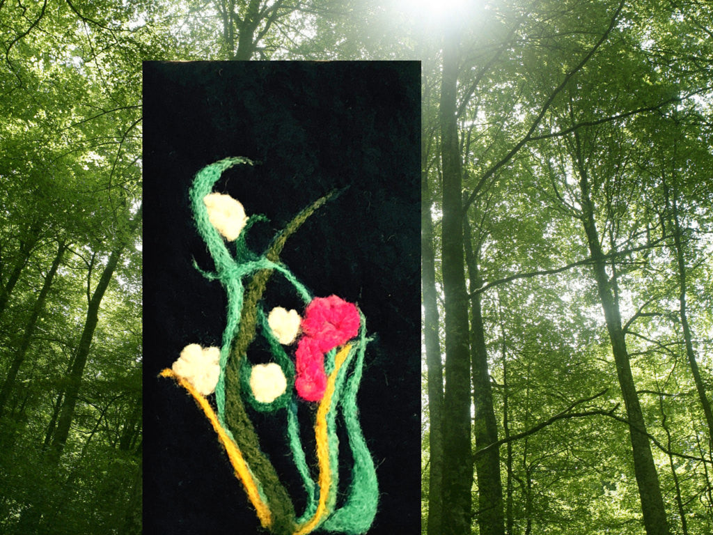 Floral Wool I Phone Case, Padded for Protection.