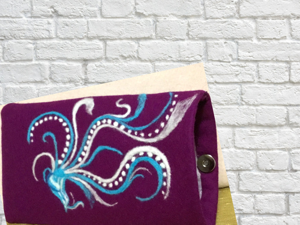 Felt I Phone Case, Bluebird Protective Cover.