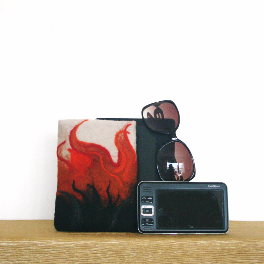 Campfire, Multi-Use Sleeve, Electronic or Document WoolSleeve